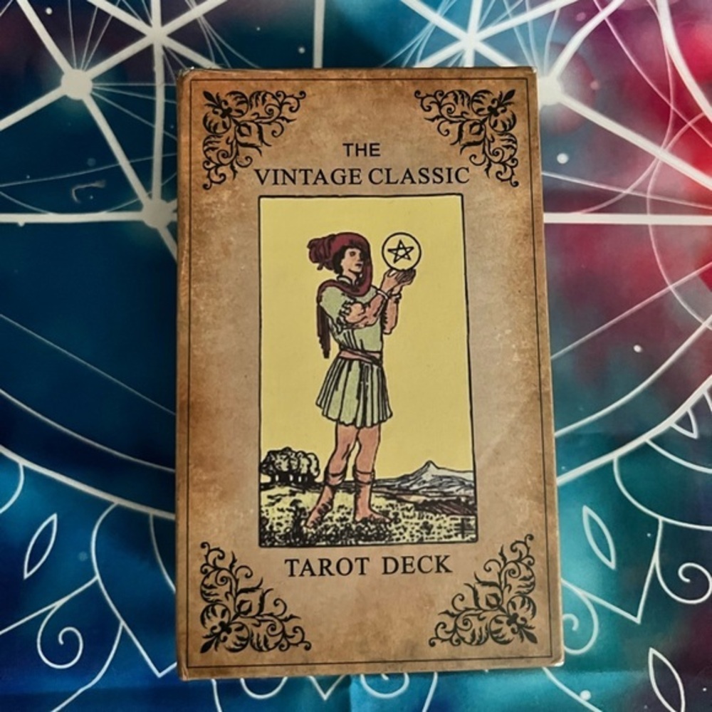 Vintage Classic Tarot Deck Guide with Meanings